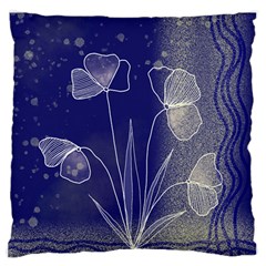 Flower Nature Abstract Art Standard Premium Plush Fleece Cushion Case (Two Sides) from UrbanLoad.com Back