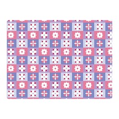 Flower Art Pattern Geometric Two Sides Premium Plush Fleece Blanket (Mini) from UrbanLoad.com 35 x27  Blanket Front