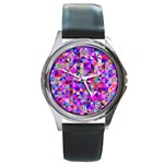 Floor Colorful Triangle Round Metal Watch
