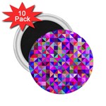 Floor Colorful Triangle 2.25  Magnets (10 pack) 