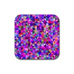 Floor Colorful Triangle Rubber Coaster (Square)