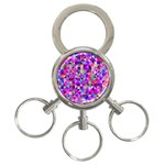 Floor Colorful Triangle 3-Ring Key Chain