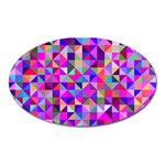 Floor Colorful Triangle Oval Magnet