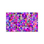 Floor Colorful Triangle Sticker Rectangular (10 pack)