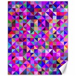 Floor Colorful Triangle Canvas 16  x 20 