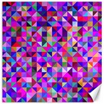 Floor Colorful Triangle Canvas 20  x 20 