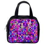 Floor Colorful Triangle Classic Handbag (One Side)