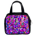 Floor Colorful Triangle Classic Handbag (Two Sides)