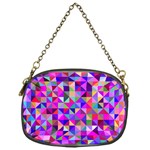 Floor Colorful Triangle Chain Purse (One Side)