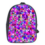 Floor Colorful Triangle School Bag (Large)