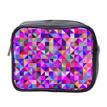 Floor Colorful Triangle Mini Toiletries Bag (Two Sides)