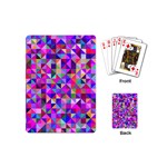 Floor Colorful Triangle Playing Cards Single Design (Mini)