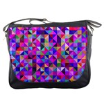 Floor Colorful Triangle Messenger Bag