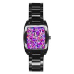 Floor Colorful Triangle Stainless Steel Barrel Watch