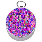 Floor Colorful Triangle Silver Compasses