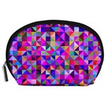 Floor Colorful Triangle Accessory Pouch (Large)