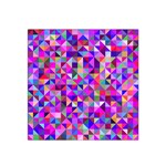 Floor Colorful Triangle Satin Bandana Scarf 22  x 22 