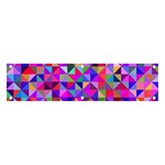 Floor Colorful Triangle Banner and Sign 4  x 1 