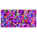 Floor Colorful Triangle Banner and Sign 4  x 2 