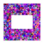 Floor Colorful Triangle White Box Photo Frame 4  x 6 