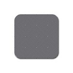 Abstract Diagonal Stripe Pattern Seamless Rubber Coaster (Square)