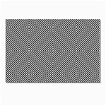 Abstract Diagonal Stripe Pattern Seamless Postcards 5  x 7  (Pkg of 10)