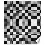 Abstract Diagonal Stripe Pattern Seamless Canvas 8  x 10 