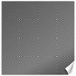 Abstract Diagonal Stripe Pattern Seamless Canvas 16  x 16 
