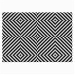 Abstract Diagonal Stripe Pattern Seamless Large Glasses Cloth (2 Sides)