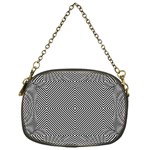 Abstract Diagonal Stripe Pattern Seamless Chain Purse (One Side)