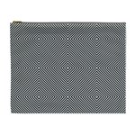 Abstract Diagonal Stripe Pattern Seamless Cosmetic Bag (XL)