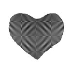 Abstract Diagonal Stripe Pattern Seamless Standard 16  Premium Heart Shape Cushions
