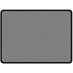 Abstract Diagonal Stripe Pattern Seamless Two Sides Fleece Blanket (Large)