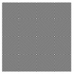 Abstract Diagonal Stripe Pattern Seamless Square Satin Scarf (36  x 36 )