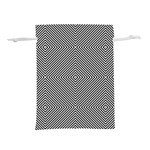 Abstract Diagonal Stripe Pattern Seamless Lightweight Drawstring Pouch (M)