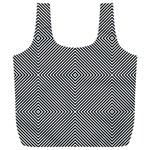 Abstract Diagonal Stripe Pattern Seamless Full Print Recycle Bag (XXXL)