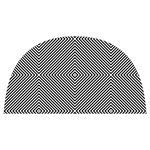 Abstract Diagonal Stripe Pattern Seamless Anti Scalding Pot Cap