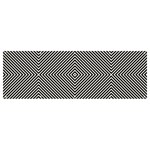 Abstract Diagonal Stripe Pattern Seamless Banner and Sign 12  x 4 