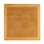 Abstract Diagonal Stripe Pattern Seamless Wood Photo Frame Cube