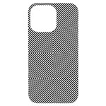 Abstract Diagonal Stripe Pattern Seamless iPhone 14 Pro Max Black UV Print Case