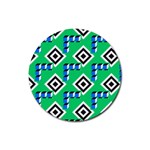 Beauitiful Geometry Rubber Round Coaster (4 pack)