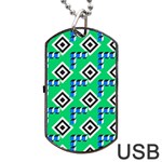 Beauitiful Geometry Dog Tag USB Flash (One Side)