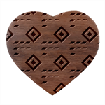 Beauitiful Geometry Heart Wood Jewelry Box