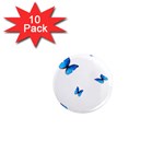 Butterfly-blue-phengaris 1  Mini Magnet (10 pack) 
