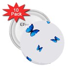 Butterfly-blue-phengaris 2.25  Buttons (10 pack) 