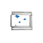 Butterfly-blue-phengaris Italian Charm (9mm)