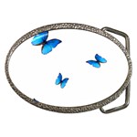 Butterfly-blue-phengaris Belt Buckles