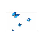 Butterfly-blue-phengaris Sticker (Rectangular)