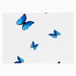 Butterfly-blue-phengaris Large Glasses Cloth