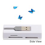 Butterfly-blue-phengaris Memory Card Reader (Stick)